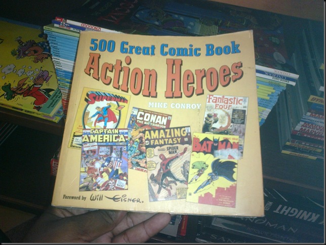500 Great Comic Book Action Heroes Cover