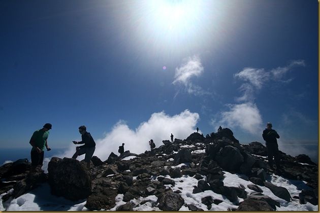 People on the summit