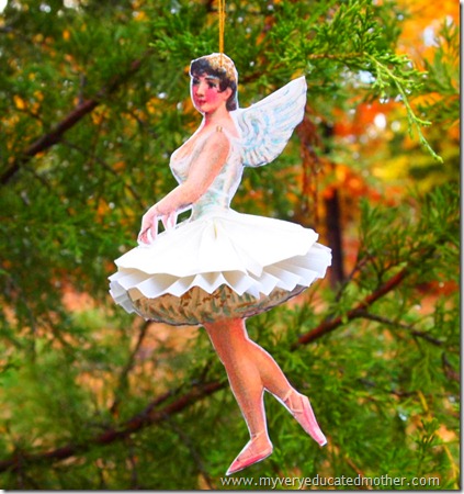 @mvemother Paper Ballerina No Ugly Ornament Preview @mvemother Paper Ballerina No Ugly Ornament Preview