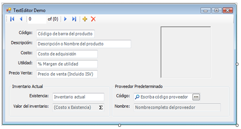 TextEditorDemo