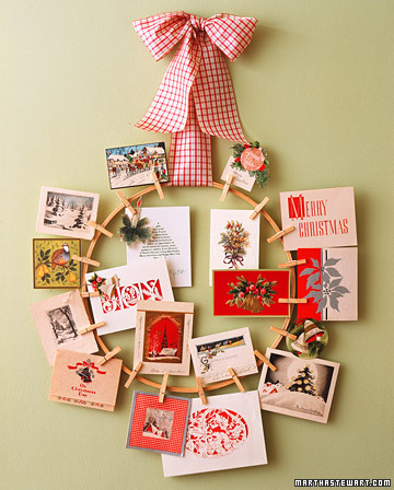 This is a great way to display your holiday cards while also creating a decoration for your wall or a door. This is a great way to display your holiday cards while also creating a decoration for your wall or a door.