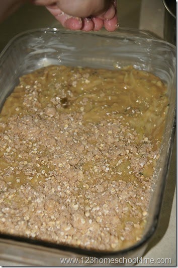 layer the batter and topping ending with the topping layer the batter and topping ending with the topping