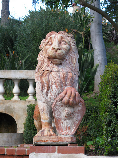 One of a pair of lions from Florence, Italy. It is almost 200 years old.
