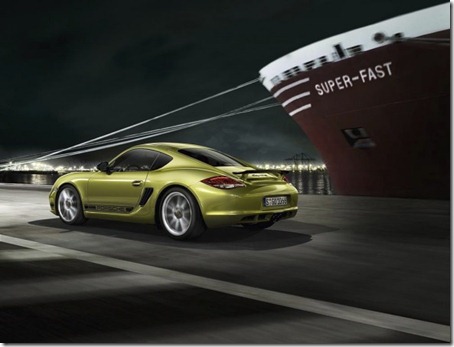 2012-Porsche-Cayman-R-Rear-Side