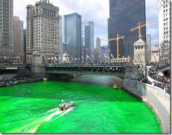 Chicago River green