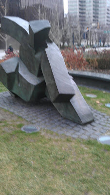 Andy said this looked like a panda bear sculpture