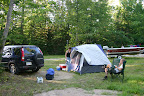 Lana and Joe at our campsite