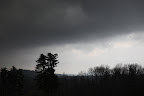 It's moving very quickly towards the woods where the guys have been busy clearing.  I hope they have taken cover!
