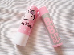 pink lipbalms, bitsandtreats