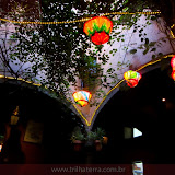 Luminárias no restaurante Pueblo Viejo - San Miguel de Allende - México
