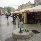 132-Poland-Krakow- Rynek Glowny-Water Pump in town square.JPG