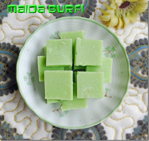 Maida-burfi-sweet