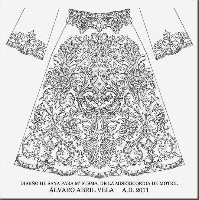 DISEÑO SAYA MISERICORDIA MOTRIL ALVARO ABRIL VELA DISEÑO COFRADE DISEÑO SAYA MISERICORDIA MOTRIL ALVARO ABRIL VELA DISEÑO COFRADE