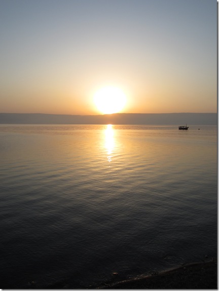 Sunrise over Galilee