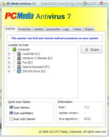 PCMAV Screenshot