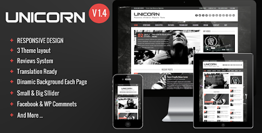 Unicorn - Clean and Responsive Magazine Theme - News / Editorial Blog / Magazine
