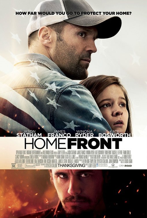Homefront poszter, főszerepben James Franco és Jason Statham