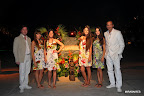 Chandon recreó una verdadera fiesta hawaiana en Punta del Este, durante la sexta edición de su tradicional Fiesta de Blanco. Gentileza: Feedback.