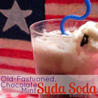 Old-fashioned Chocolate Mint Syda Soda