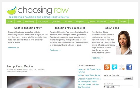 Choosing Raw