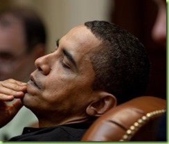 obama asleep