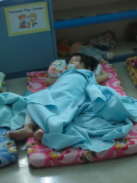 yining-sleeping.jpg Yining Sleeping With Her Fellow Toddlers