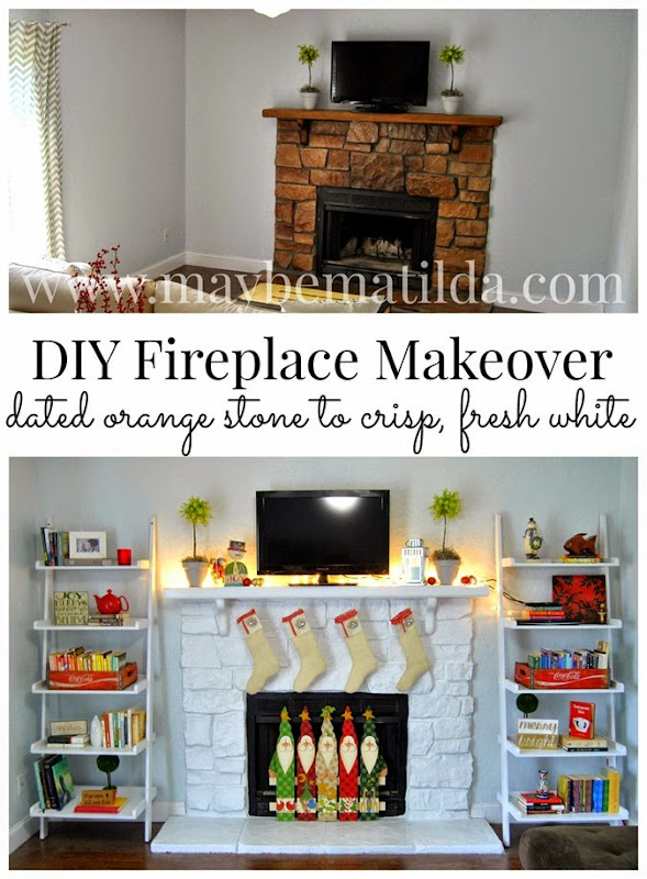 DIY Fireplace Makeover