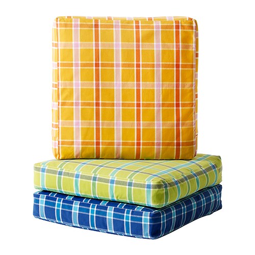 These vibrant plaids evoke the classic picnic checker pattern we remember from years ago. (ikea.com) These vibrant plaids evoke the classic picnic checker pattern we remember from years ago. (ikea.com)