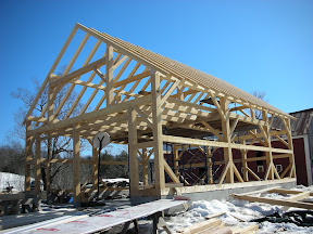 The frame is nearly complete.