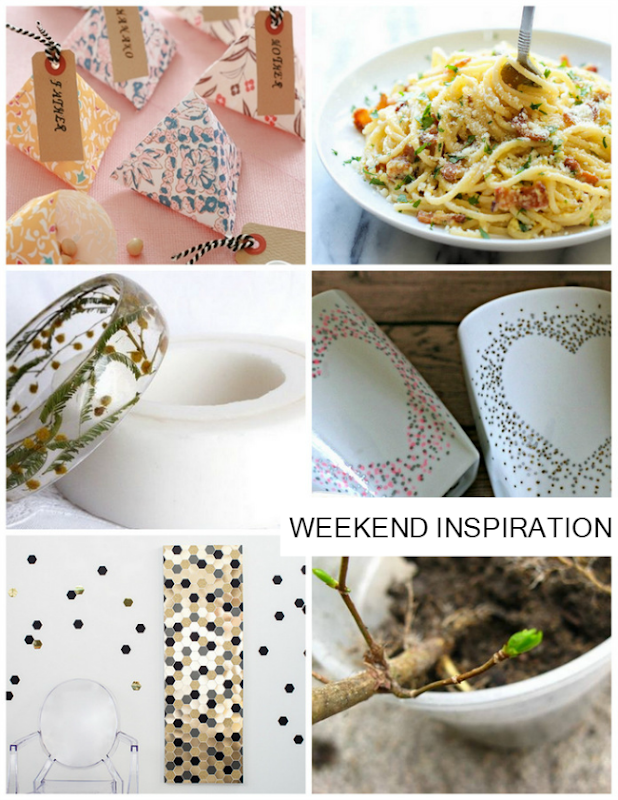 Weekend Inspiration: Pasta, hexagons, origami and more