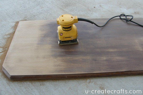 Baker's Rack Refinished Tutorial 4