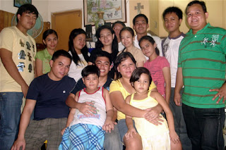 February 14: Andrew Calaycay Jr. with brother, eldest sister, nephew and niece