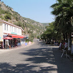 Ο κεντρικός δρόμος στο τουριστικό Oludeniz