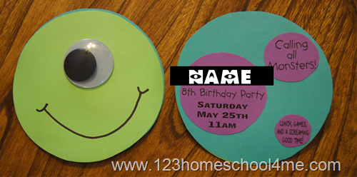 monsters inc party ideas invitation monsters inc party ideas invitation