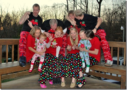 Christmas 2012 Family 6 - Crazy