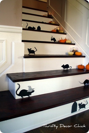 mice on stairs