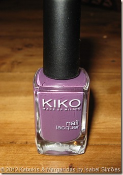Verniz Eggplant 379 da KIKO 379 Eggplant KIKO Nail Lacquer