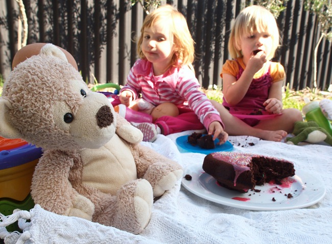 picnicing with friends