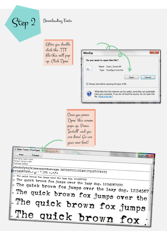 Downloading Fonts from the Internet to your Computer Downloading Fonts from the Internet to your Computer