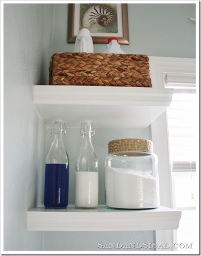 diy floating shelf