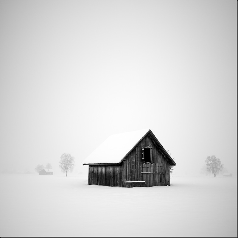 Barn In The Middle Of Winter