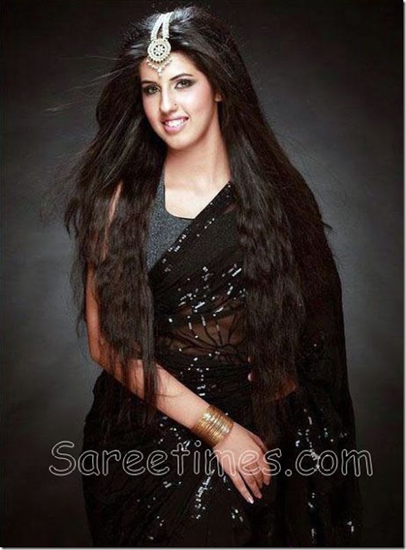 Shagun_Pannu_Black_Saree