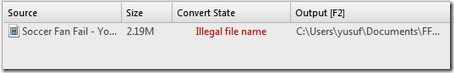 ilegal file name