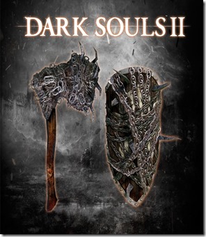 Bound Hand Axe and Bound Wooden Shield(1) Bound Hand Axe and Bound Wooden Shield(1)