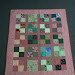 Patchwork, machine quilted 42x52