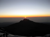 Kili Climb Day 5 - Sunrise from the top of Africa