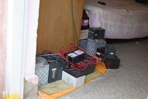 Another view of the batteries.