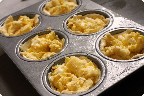 scrambled egg breakfast cup