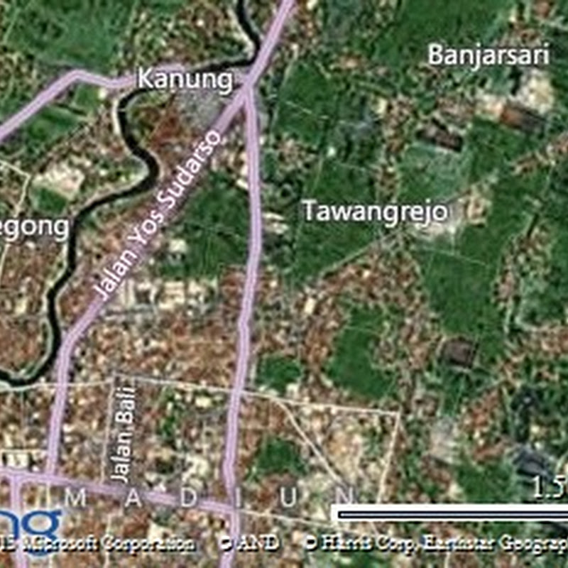 Map Madiun, Jawa Timur, Indonesia Update Via Windows Live Writer