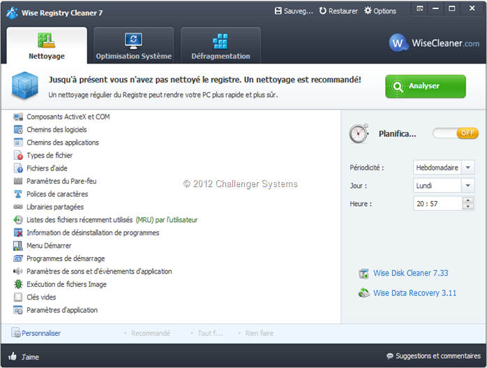 Wise Registry Cleaner 7